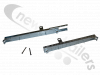 BDICO01005 Knapen Rear Header Bar Topbeam Steel Straight with 2-Lock Keeps - Clevable (2 part split header)