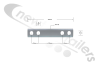 5149003 Cargo Floor CF500 Weld-on U-Profile Frame Foot