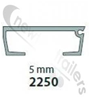 8222504404 Keith Walking Floor Plank or Slat 5mm 2250 (Smooth) Single Seal 13.500m