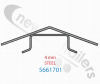 056617014300 Keith Walking Floor® V9 4mm Steel Slat / Plank 5661701 13100mm