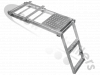 ABUS876/BRGV Rear Underbody Access Step With Platform Ladder 2 Step Pull Out