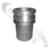 Camlock D400 4 inch male Camlock Coupling 4 inch  MALE For Delivery Hose for Blowing Trailers