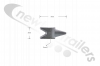 BDICO41003 Knapen Rear Door Cam Lock Top
