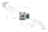 2011623719 Hydraulic coupling adaptor 1" 1/4 inch (1.25") Female Swivel BSP to 1" inch Male BSP