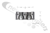 06256802 Keith Walking Floor® Workhorse Ram / Cylinder Clamp Ball Split Round Grooved