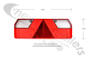 18-8550-002 Aspoeck EUROPOINT I Replacement Tail Lens - Fits Either L/H or R/H