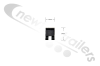 4715 Rubbolite Model 800 Rear Replacement Bezel Clips (Clip only)