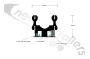 5154014.01 Cargo Floor Control Box Mounting Bracket (Without Box)