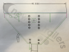 15AWF-000013-07RS Titan Plate, Narrow Landing Gear Mounting, With Logo I Beam