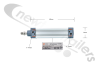 DSBC-50-150-PPSA-N3 Titan Air Lock Cylinder (Double Acting) 50mm Bore, 150mm Stroke