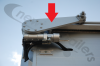 40WF0344-01-A Titan Straight Aluminium Flip Roof Arm Suits Kinematic SE7c Flip roof motor assembly England