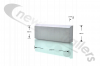 50SWF-000162-A Titan Spacer Plate, Between Bumper and Light bar 18 slat UK Trailers with reversed Light bar