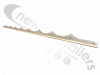 90AWF-000315-01-B Titan Kevlar Wiper Base Mount Angle Suits High Back Aggregate Cleanout