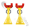 Newton Body Props  Freestanding Tipper Chassis/Body Props (Pair)