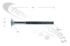 N1006199 M12 Coach Bolt 150mm
