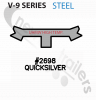 83269802SPCL Keith Walking Floor® V9 Steel Quicksilver insert #2698 per meter