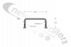 ATIP208/S Tailboard Locking Bar Steel Staple For Tipping Trailers