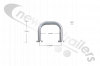 03813801 Keith Walking Floor® RFII check valve to check valve tube 4.5" Cylinder centers