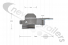 F00094670 Legras Door Handle assembly For Barn Door Trailers - Left hand