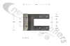 7371059 Cargo Floor Stainless Steel Anti Wear Profile