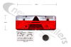25-7400-507 Aspoeck Tail Lamp Europoint III (3) (Bulb/ LED Version)- R/H With ASS2.1 - 6 Pin Connector