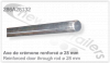 286A28132 Legras Door Bar 28mm