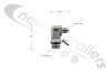 9/16 JICx7/8 UNF c/w seal/nut mm 9/16 JICx7/8 UNF c/w seal/nut mm 90