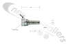 BF0808CF Swivel female, 60° cone inserts 1/2" hose tail x 1/2" female BSP