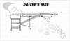 764 Doubleflip Front Weldment UK Drivers Side For Donovan Shurco Doubleflip Net System