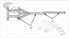 762 Doubleflip Center Weldment UK Drivers Side For Donovan Shurco Doubleflip Net System