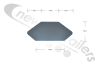 06029701 Keith Walking Floor V9 slat end cap - Aluminium
