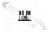 20.3.434.3663.00 SAF Brake Disc fitting kit for B9-22K01 and B9-22S Axle 2010 onwards