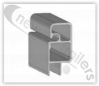 BALPR00031 Knapen Top Rail Profile For Trailers Without Moving Headboard UK L=13550 mm
