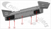 30129889 Knapen NEXT Support Rear Light Plate