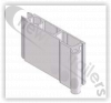 BALPR00308 Knapen Side Door Hinge Profile With Lock L=6000mm