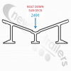 2491 Keith Walking Floor® V9 Alloy Floor Bolt Down Sub-deck for 10.5" centers 2491