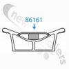 86161 Keith Walking Floor® V9 Steel Insert Sub-deck High Temperature Operations 86161