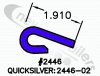 2446-02 Keith Walking Floor V9 Steel Plank HIGH TEMPERATURE QUICKSILVER J-Bearing 2446-02 10 meters long 1.910 neck length