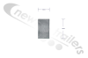 4606002 Cargo Floor CF500 Shock plate for cross members