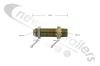 16mp-16mj Titan 1 3/8" STD 5" Bulkhead fitting