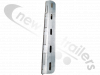 35WF1106L01-A Titan Door Hinge Assembly Van door Style (Barn Door) - Bottom Hinge (4 section) - Left