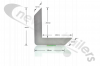 25AWF-000131-02 Titan Door Front Access Door (Mandoor) Top Corner Fish Plate
