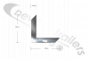 25AWF-000131-01 Titan Door Front Access Door (Mandoor) Bottom Corner Fish Plate