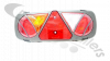800LED/01/00 Rubbolite Tail Lamp Model 800 (HARDWIRE) LED STOP/TAIL LH Nearside