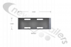 7371060 Cargo Floor Aluminum Antiwear Protection Strip 5 mm. incl. Holes for Welding