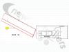 45AWF-000065-02 Titan Shedder Extrusion for Front Headboard Deflector Plate For V18 UK floors
