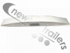 Fruehauf Sheet Cover Front Hood  Dawbarn Fruehauf Body PLANKER Cover Sheet FRONT DOME  9" High (Or Hood) 99" Wide.