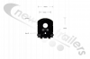 JAE2050510090 JOST Tracking Wear Plate for Hanger Bracket
