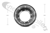 50590001 Valx Brake drum 10 stud - 420x180