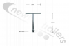 HANDLE28 STAS Grain Hatch Handle & Socket 28mm